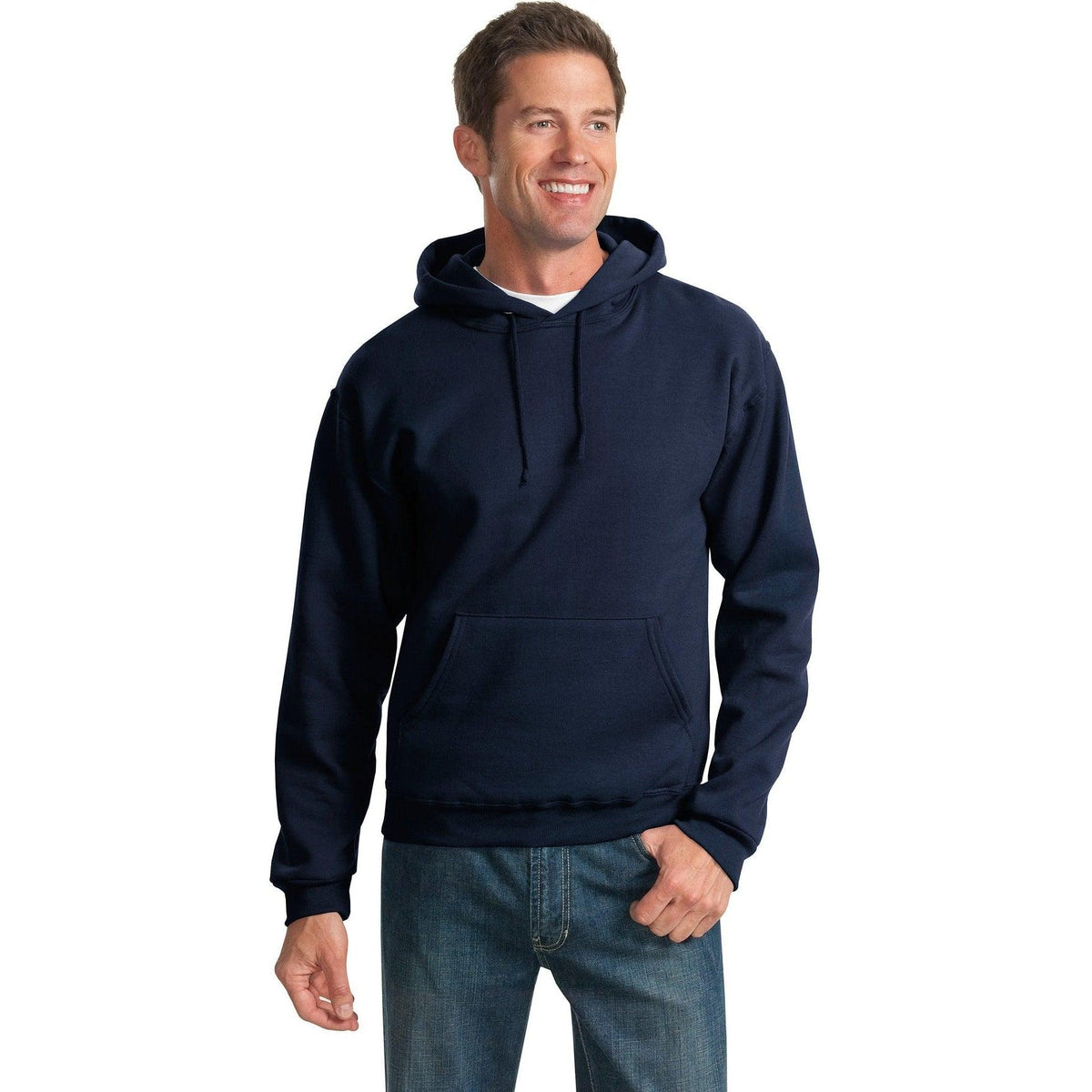 no-logo Jerzees NuBlend Pullover Hooded Sweatshirt-Regular-Jerzees-Thread Logic