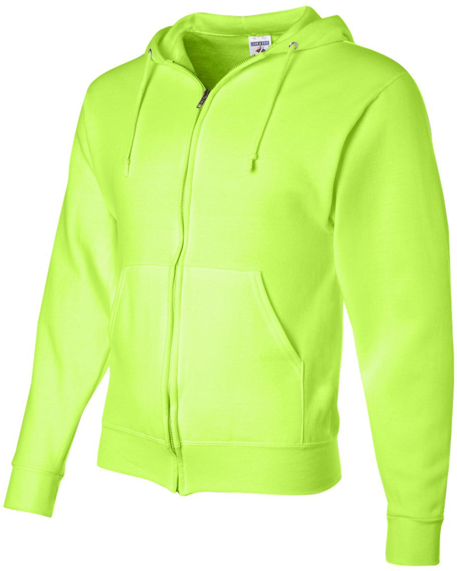 no-logo Jerzees NuBlend® Full-Zip Hooded Sweatshirt-Fleece-JERZEES-Thread Logic