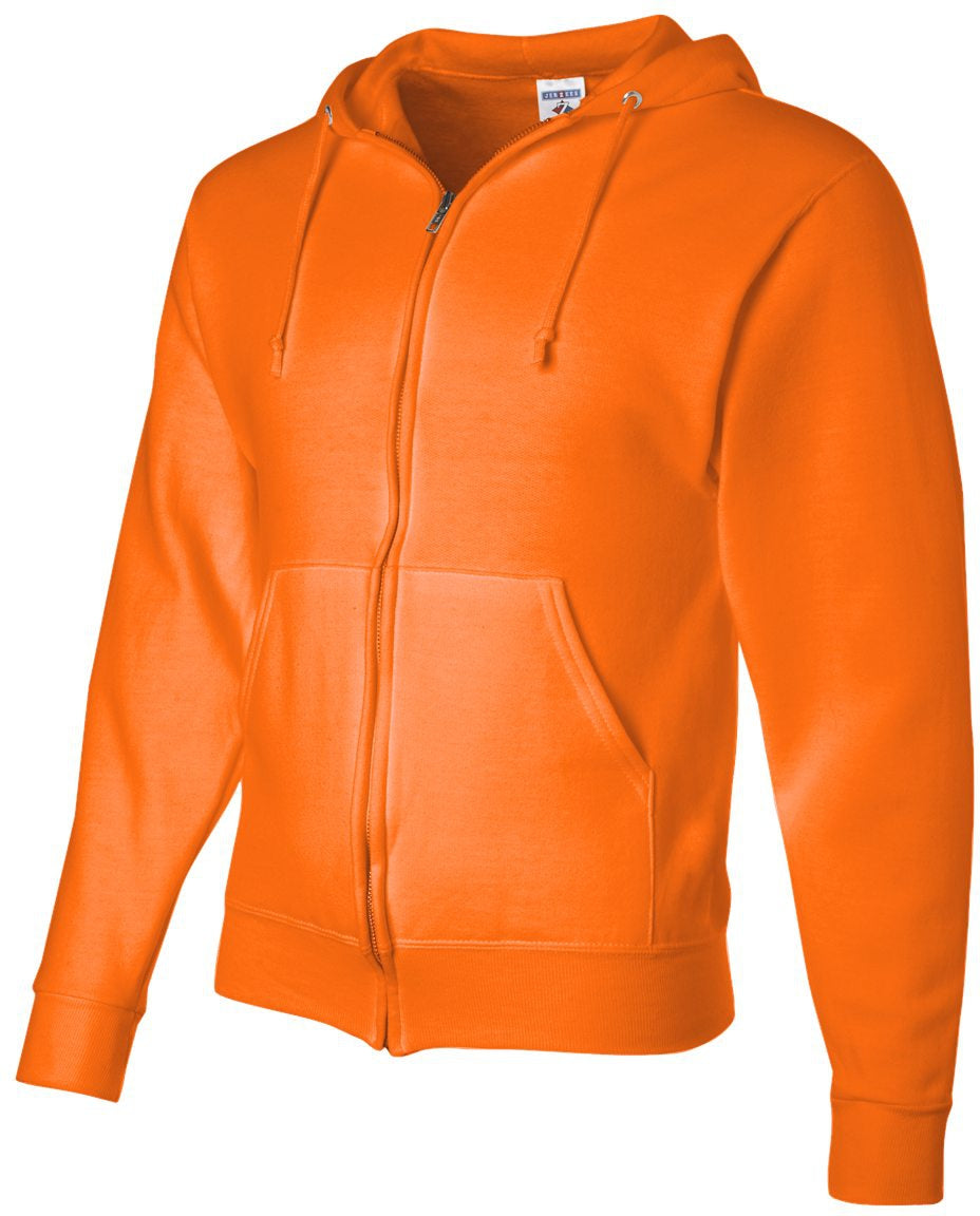 no-logo Jerzees NuBlend® Full-Zip Hooded Sweatshirt-Fleece-JERZEES-Thread Logic