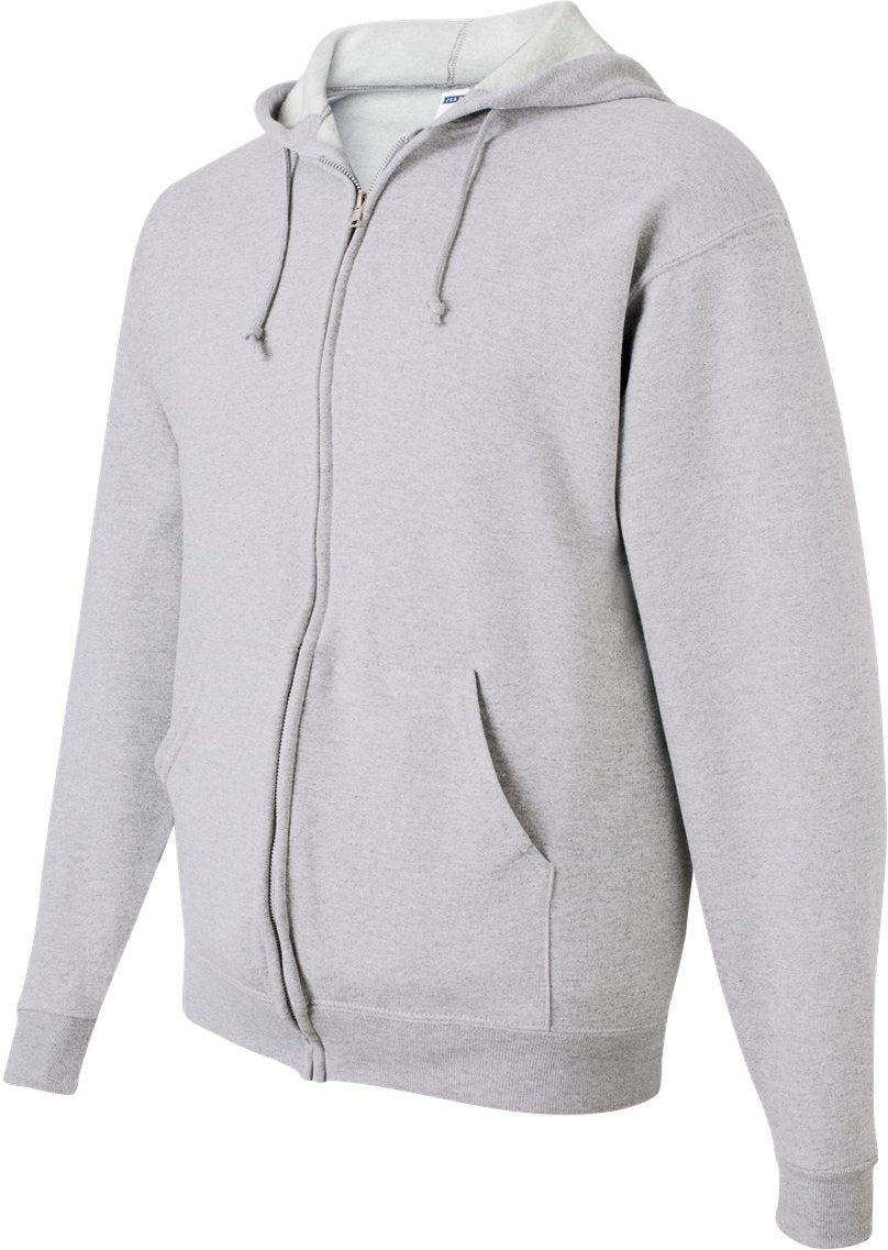 no-logo Jerzees NuBlend® Full-Zip Hooded Sweatshirt-Fleece-JERZEES-Thread Logic