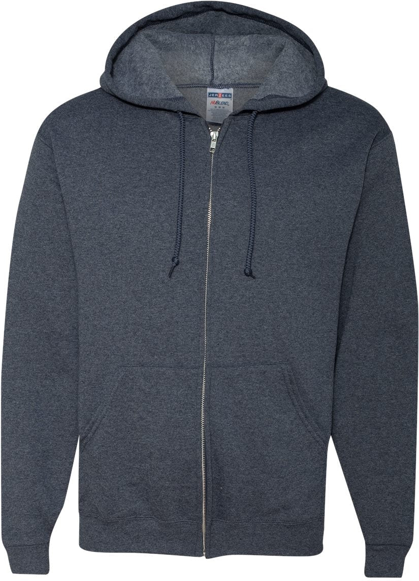 Jerzees NuBlend Full-Zip Hooded Sweatshirt