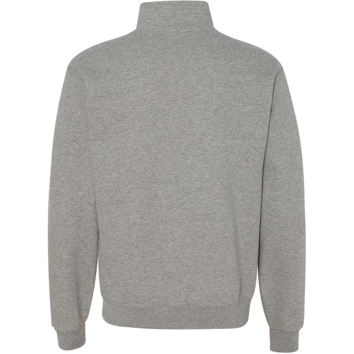 no-logo Jerzees Nublend® Cadet Collar Quarter-Zip Sweatshirt-Fleece-JERZEES-Thread Logic