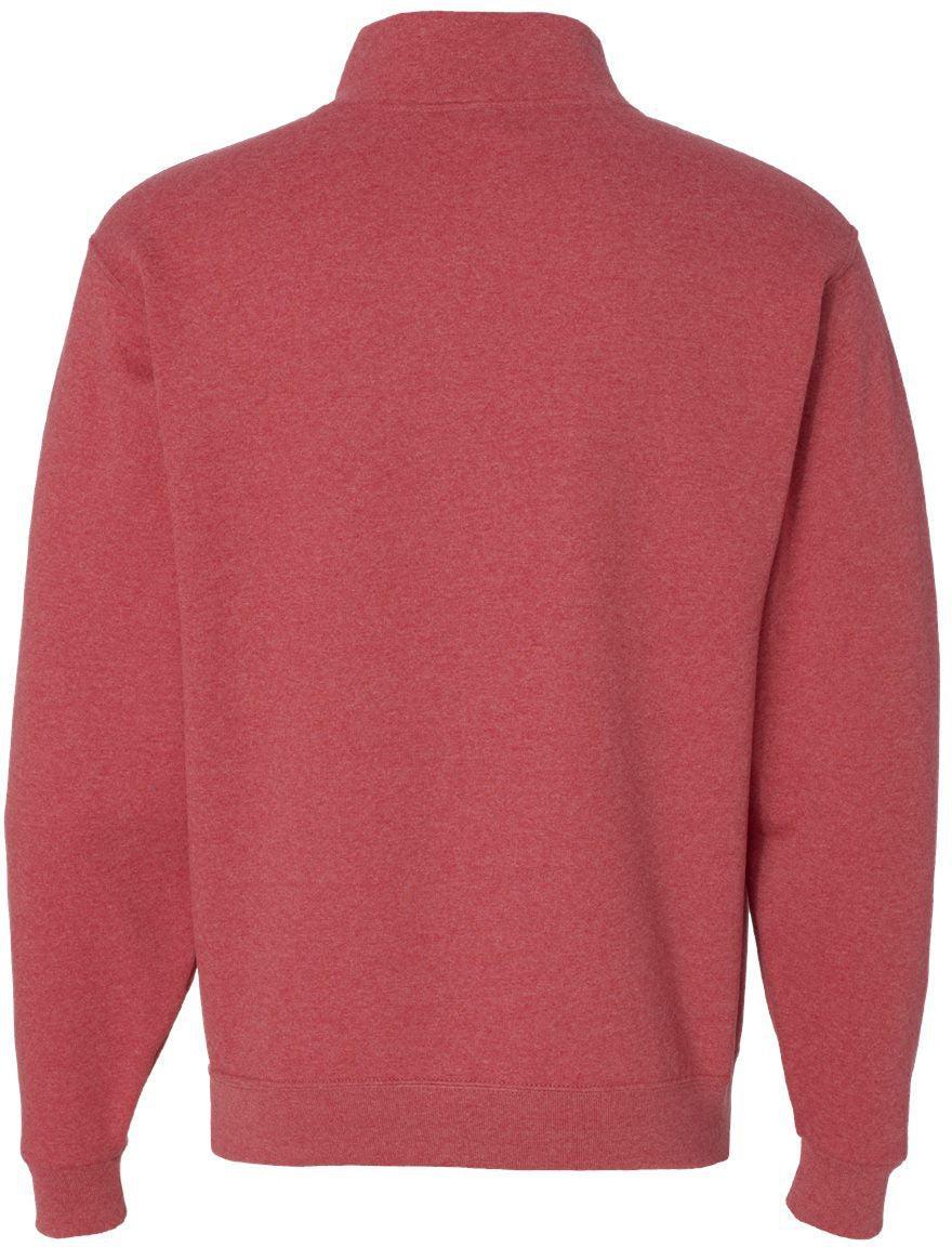 no-logo Jerzees Nublend® Cadet Collar Quarter-Zip Sweatshirt-Fleece-JERZEES-Thread Logic