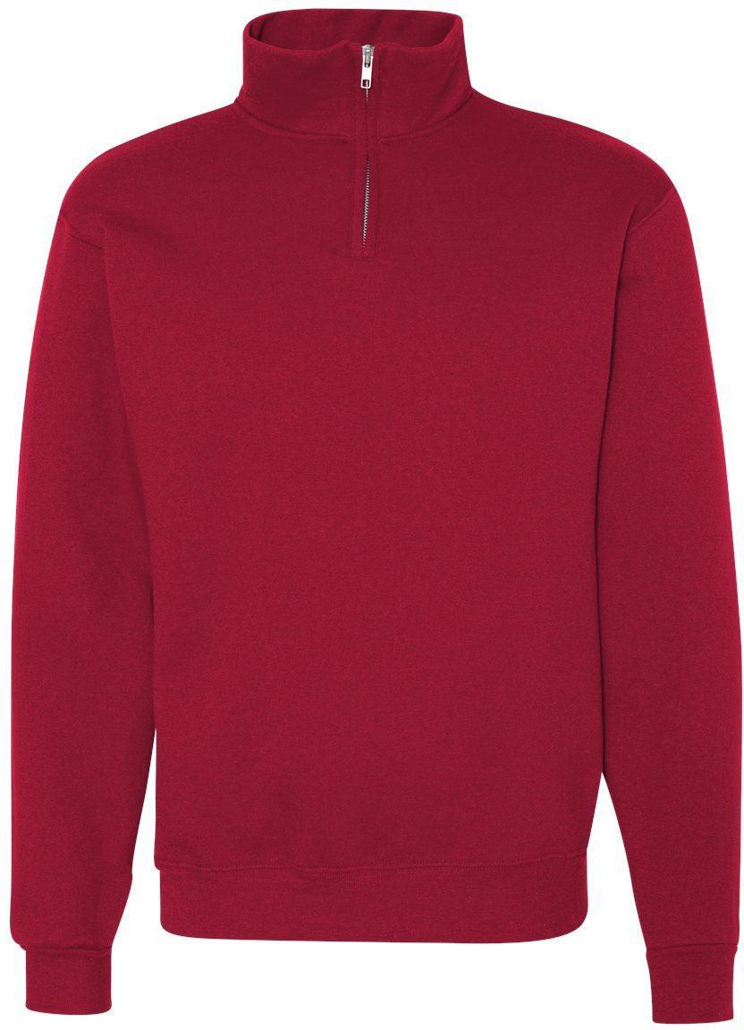 Jerzees Nublend Cadet Collar Quarter-Zip Sweatshirt