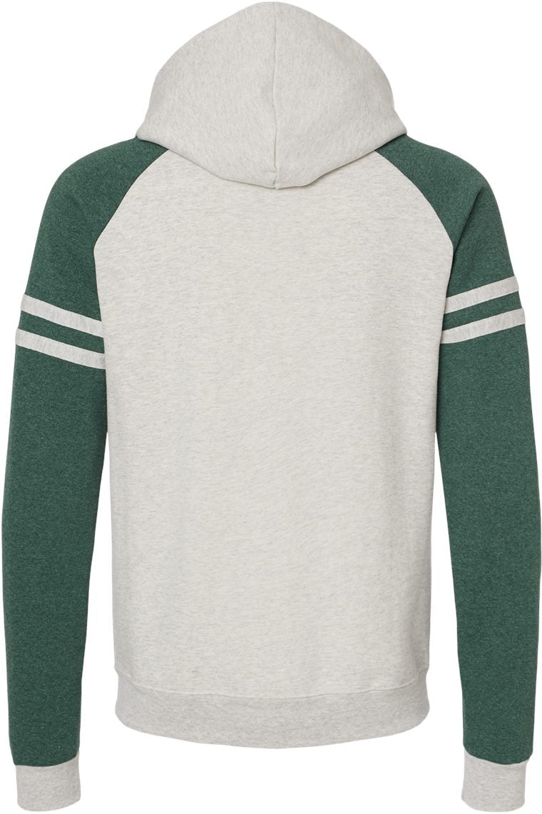 no-logo Jerzees Nublend® Varsity Colorblocked Raglan Hooded Sweatshirt-Fleece-JERZEES-Thread Logic