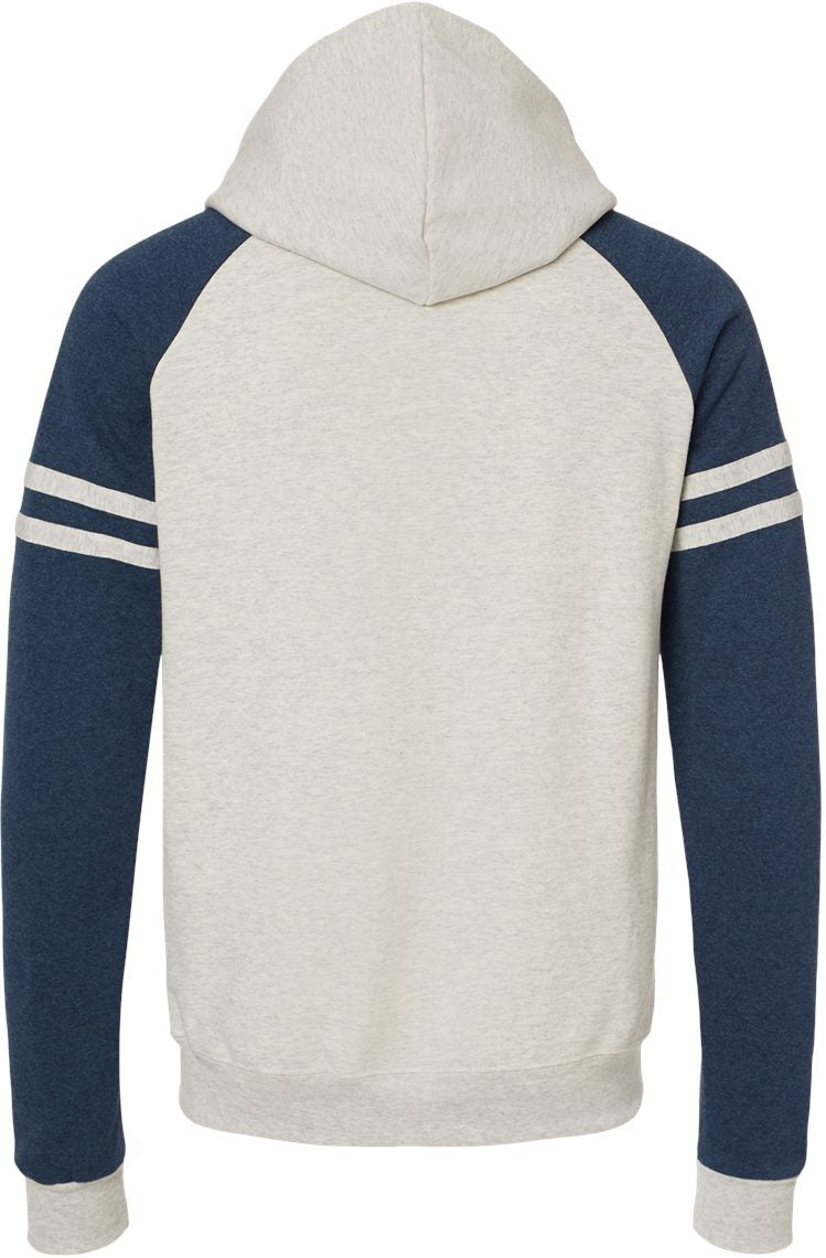 no-logo Jerzees Nublend® Varsity Colorblocked Raglan Hooded Sweatshirt-Fleece-JERZEES-Thread Logic