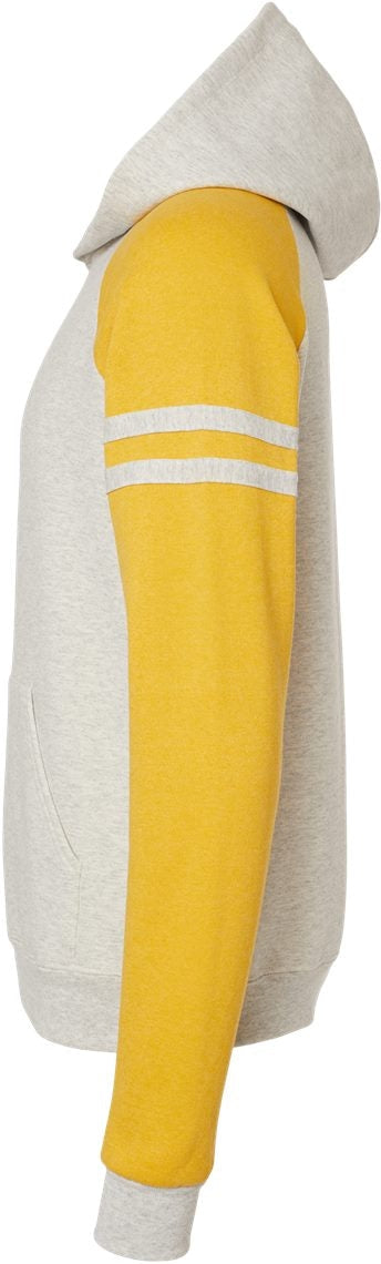 no-logo Jerzees Nublend® Varsity Colorblocked Raglan Hooded Sweatshirt-Fleece-JERZEES-Thread Logic