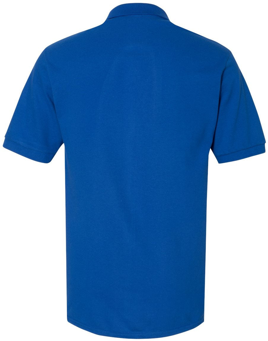 no-logo Jerzees Ringspun Cotton Piqué Polo Shirt-Men's Polos-Jerzees-Thread Logic