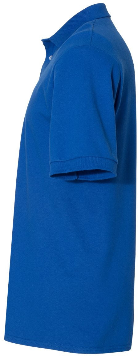 no-logo Jerzees Ringspun Cotton Piqué Polo Shirt-Men's Polos-Jerzees-Thread Logic