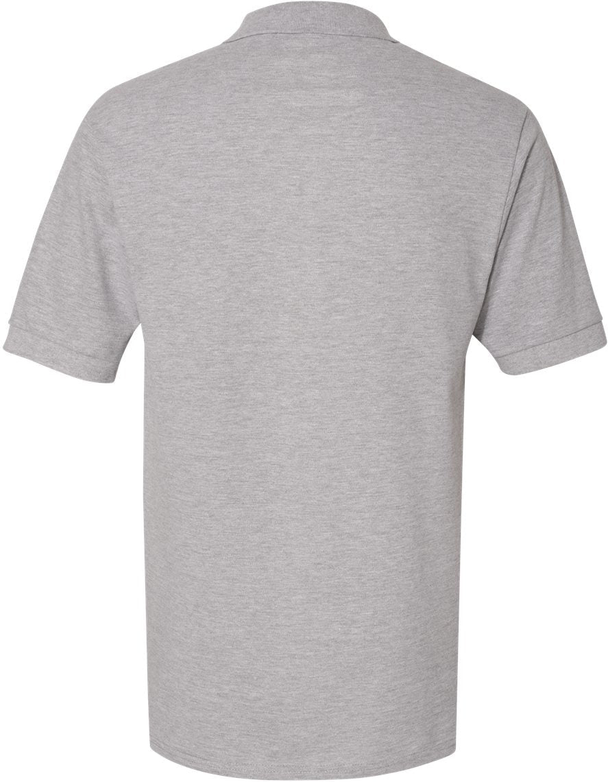 no-logo Jerzees Ringspun Cotton Piqué Polo Shirt-Men's Polos-Jerzees-Thread Logic