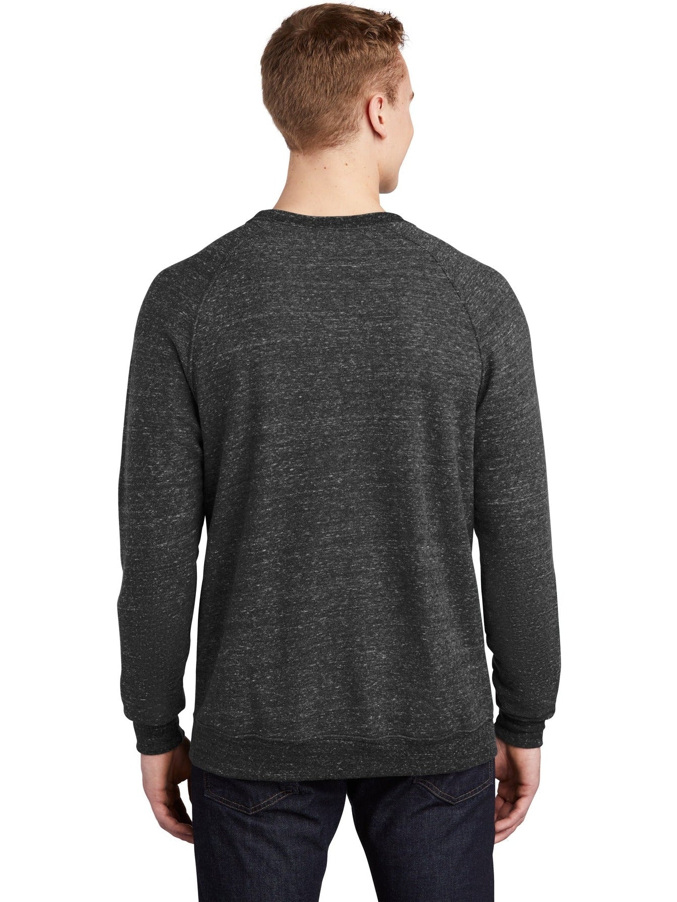 no-logo Jerzees Snow Heather French Terry Raglan Crew-Regular-Jerzees-Thread Logic