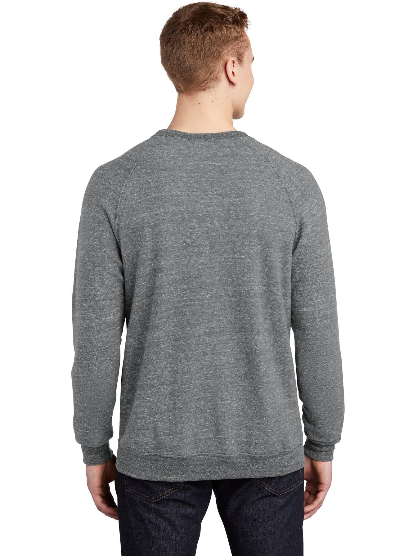 no-logo Jerzees Snow Heather French Terry Raglan Crew-Regular-Jerzees-Thread Logic