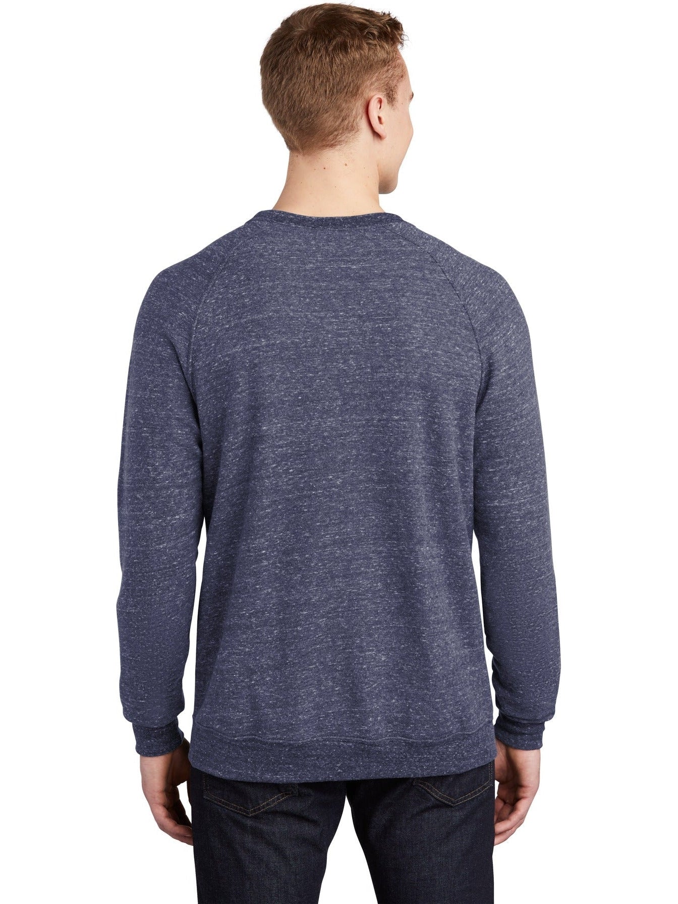 no-logo Jerzees Snow Heather French Terry Raglan Crew-Regular-Jerzees-Thread Logic