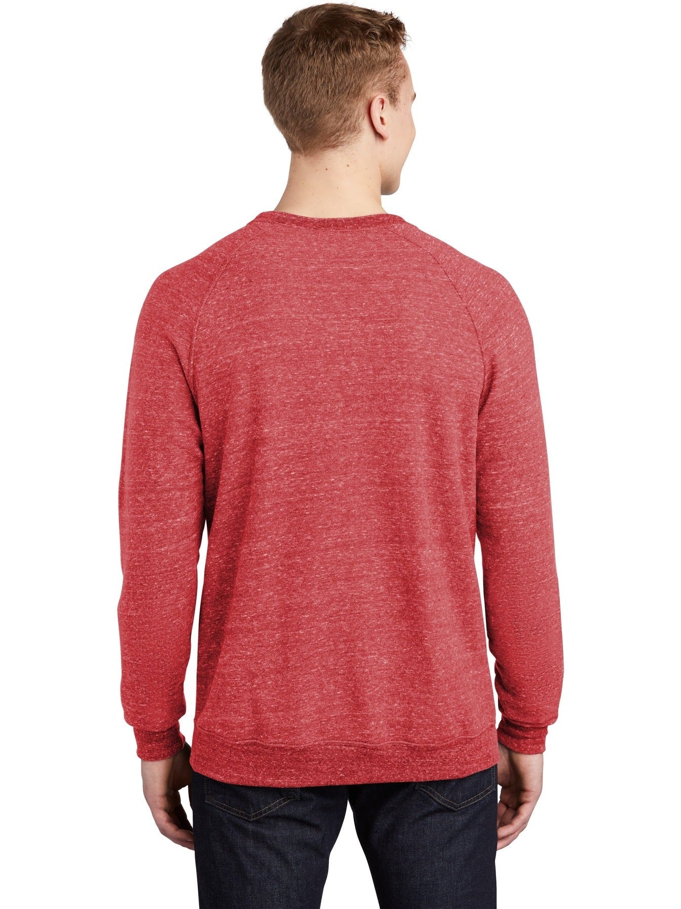 no-logo Jerzees Snow Heather French Terry Raglan Crew-Regular-Jerzees-Thread Logic