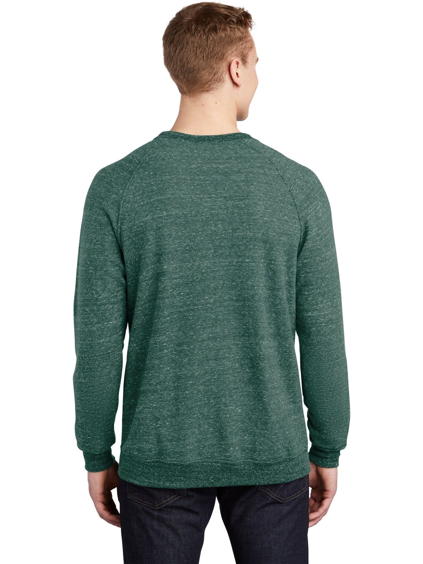 no-logo Jerzees Snow Heather French Terry Raglan Crew-Regular-Jerzees-Thread Logic