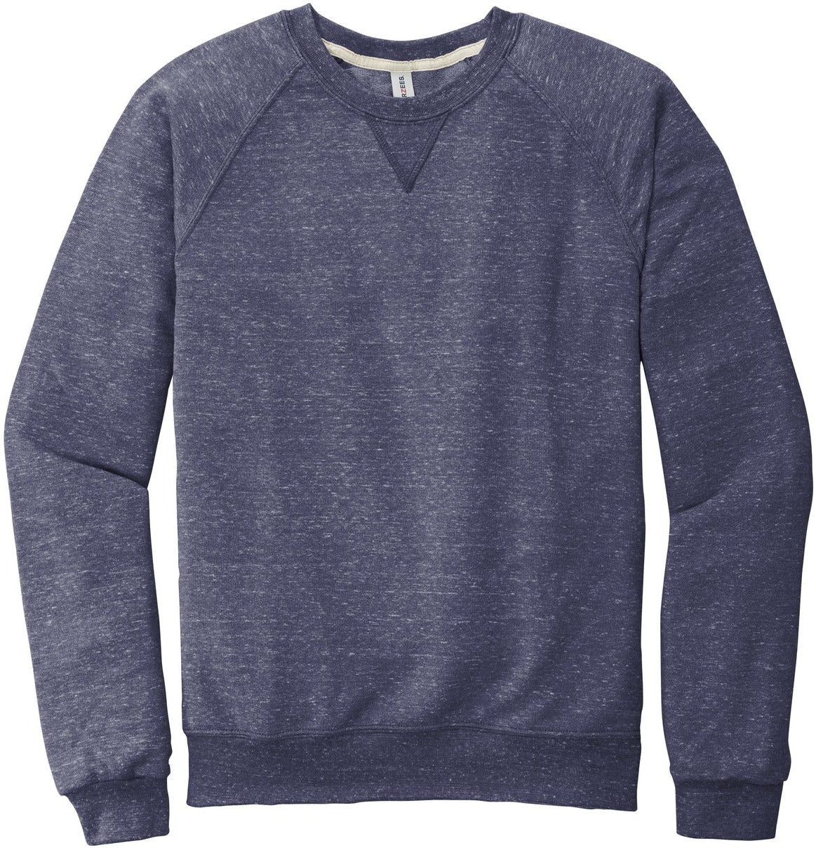 Jerzees Snow Heather French Terry Raglan Crew