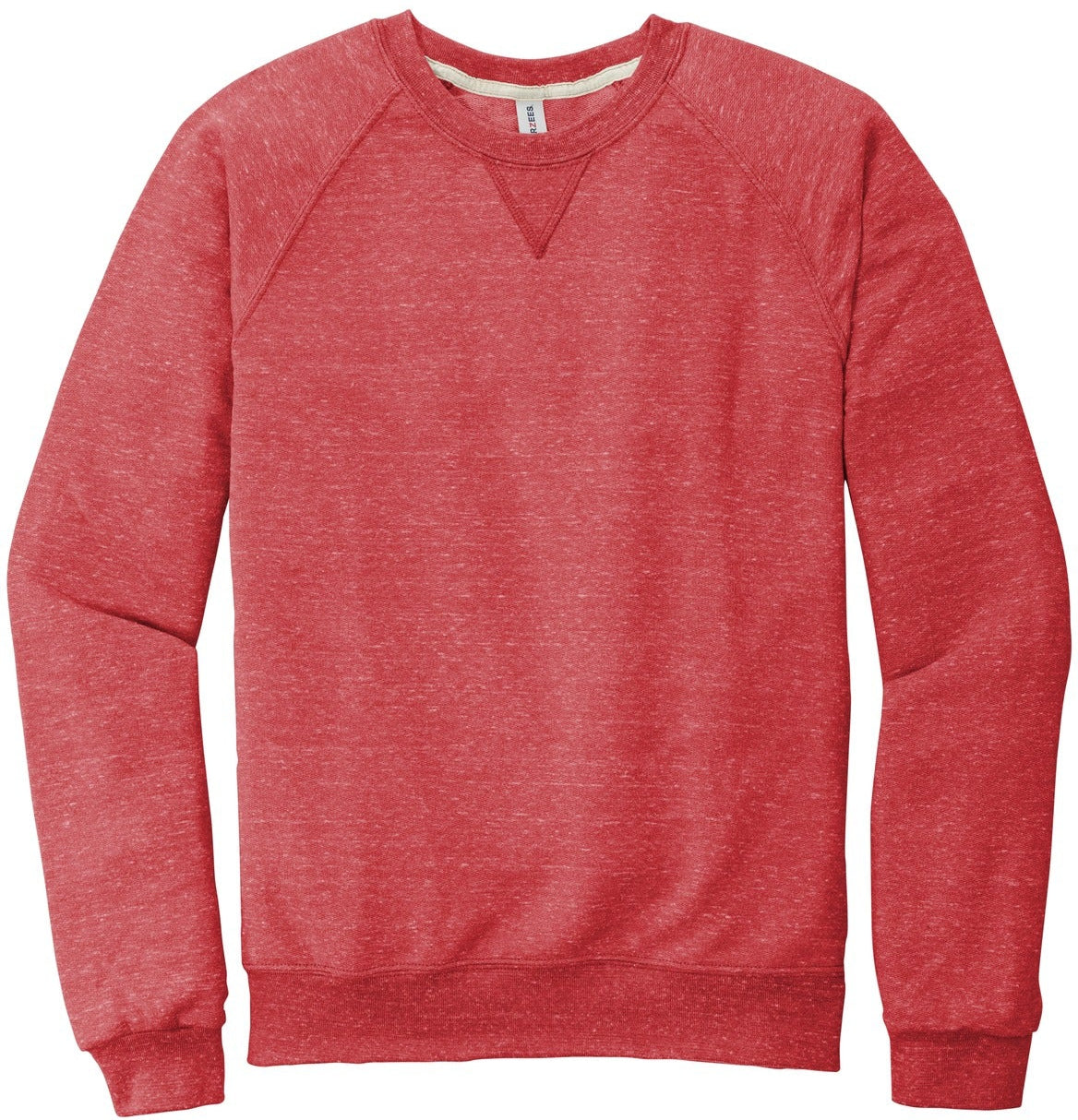 Jerzees Snow Heather French Terry Raglan Crew