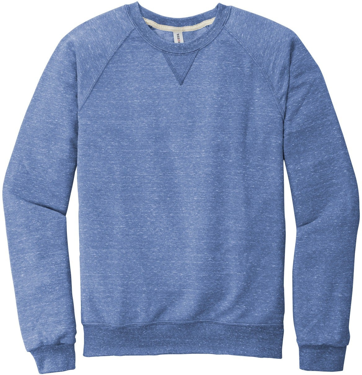 Jerzees Snow Heather French Terry Raglan Crew