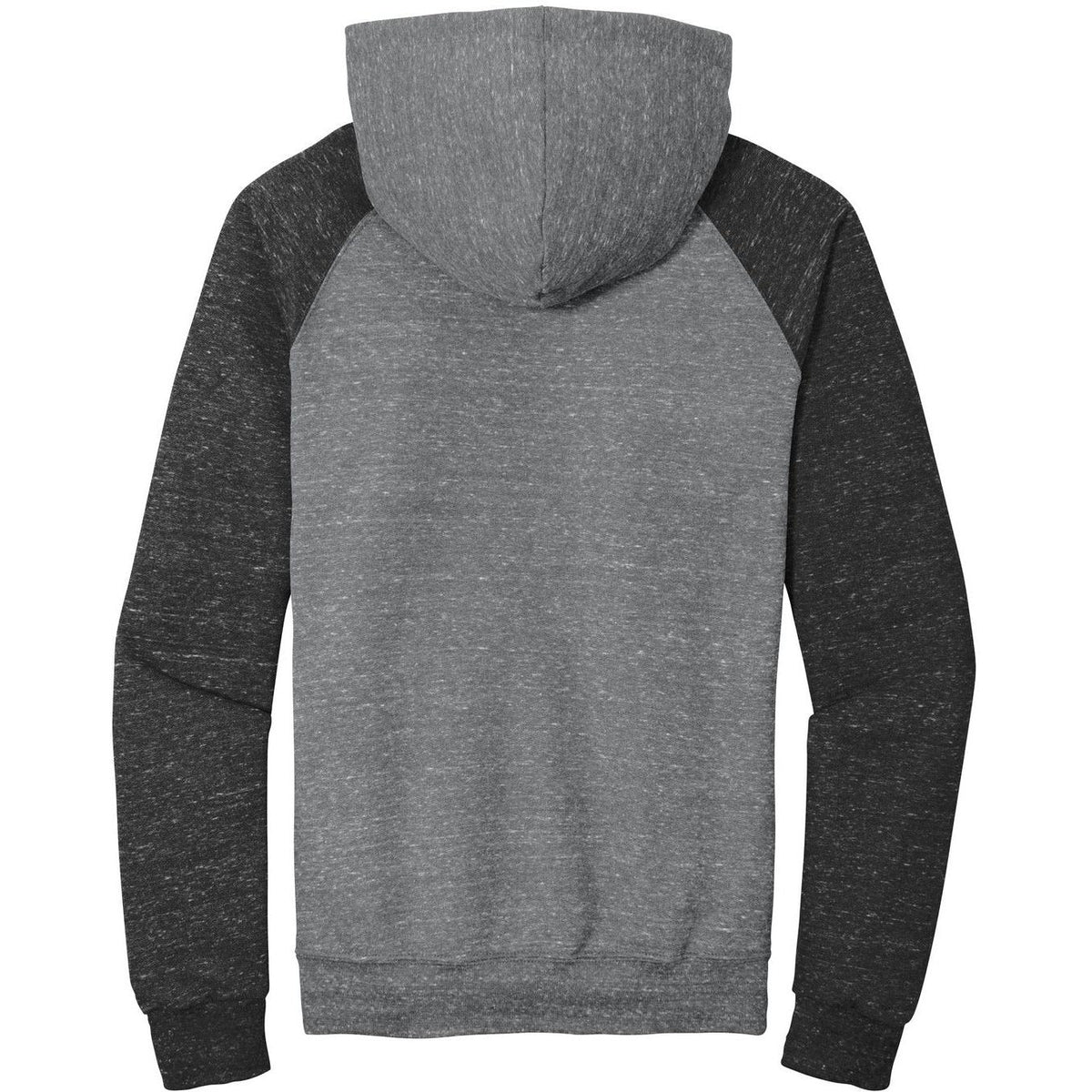 no-logo Jerzees Snow Heather French Terry Raglan Hoodie-Regular-Jerzees-Thread Logic
