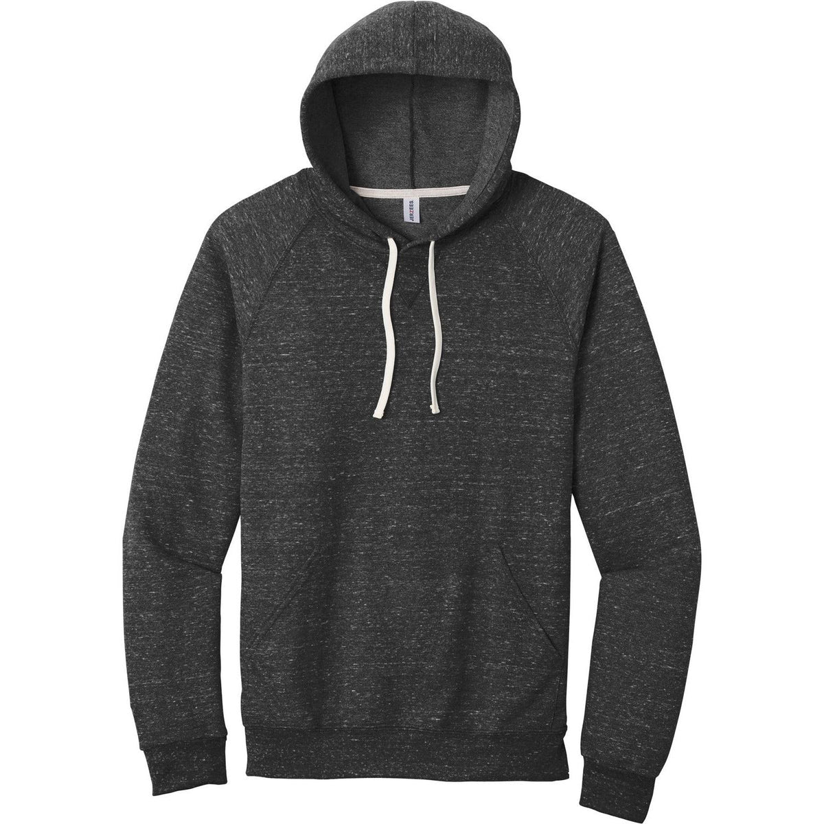 no-logo Jerzees Snow Heather French Terry Raglan Hoodie