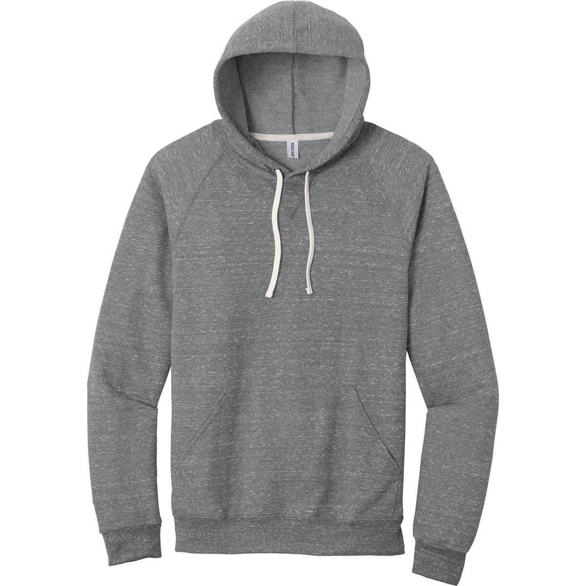 no-logo Jerzees Snow Heather French Terry Raglan Hoodie