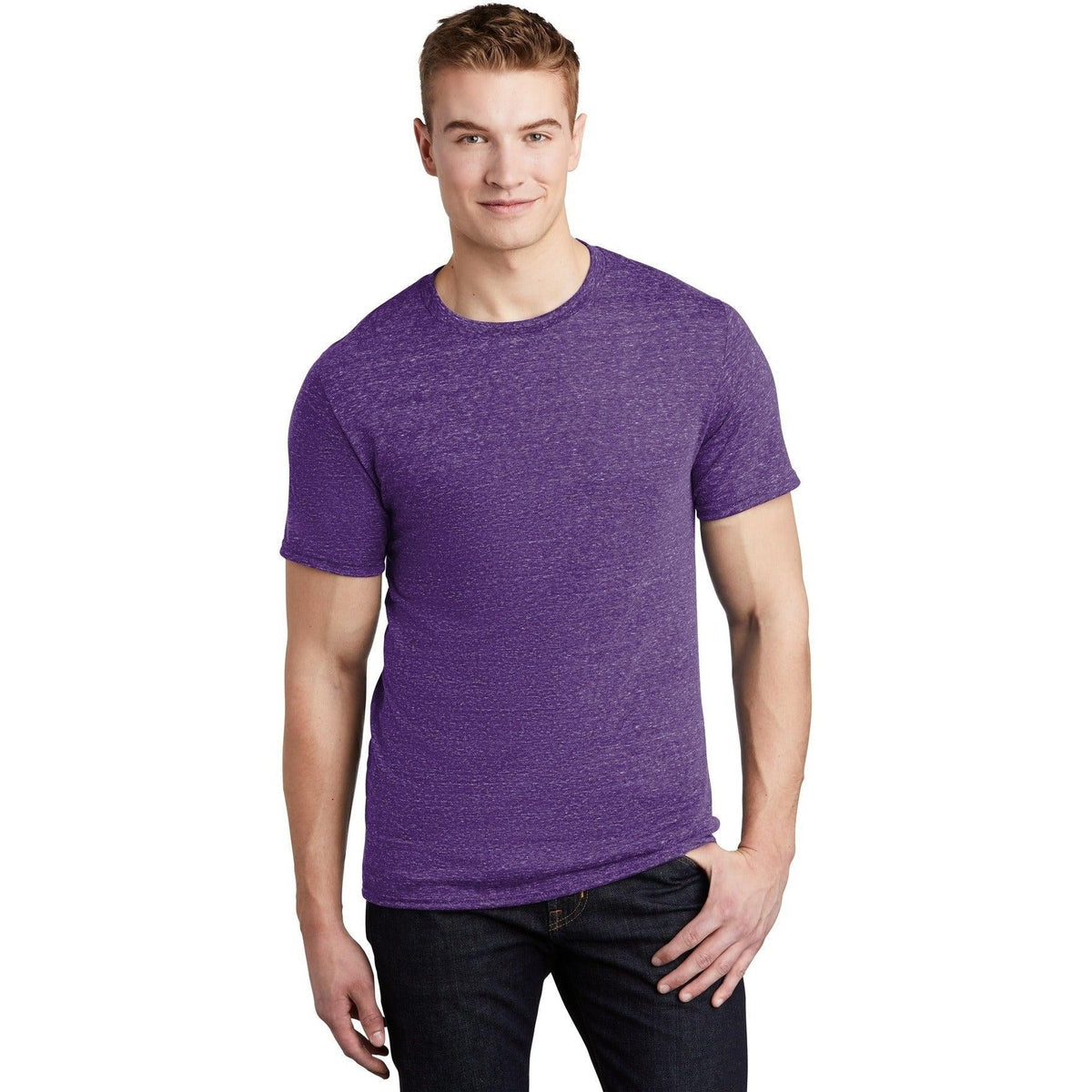no-logo Jerzees Snow Heather Jersey T-Shirt-Regular-Jerzees-Thread Logic