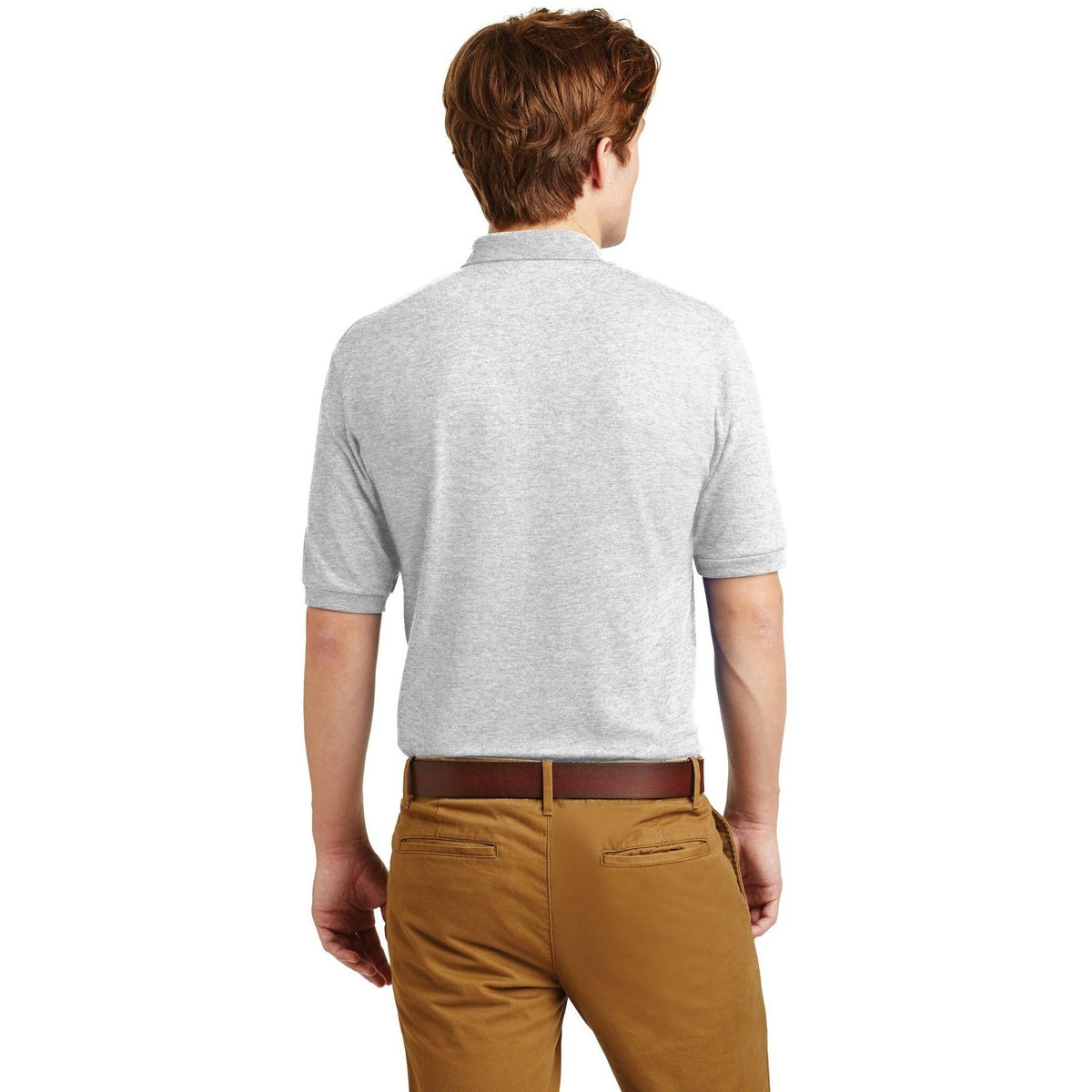 no-logo Jerzees SpotShield Jersey Knit Polo Shirt-Regular-Jerzees-Thread Logic