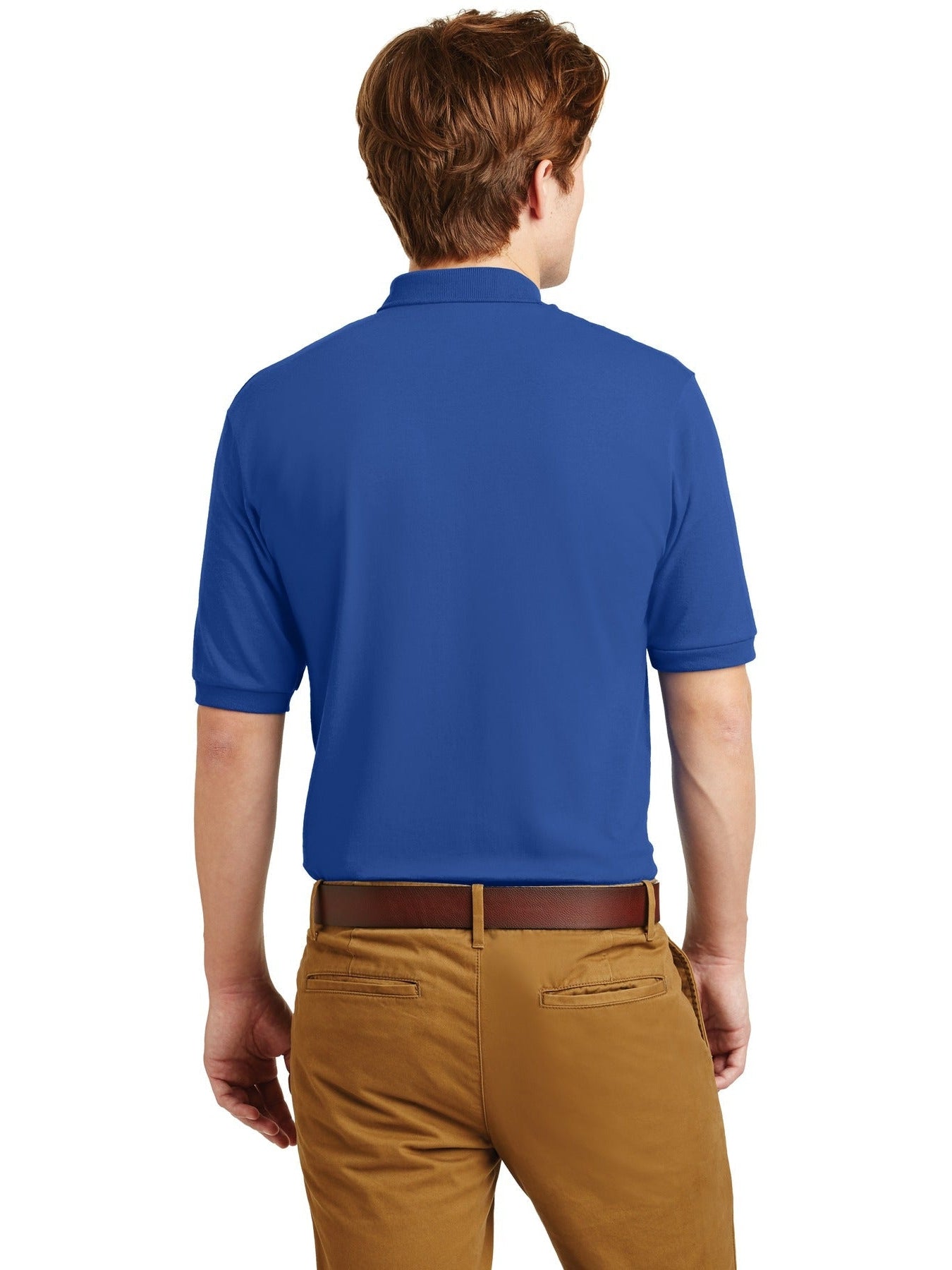 no-logo Jerzees SpotShield Jersey Knit Polo Shirt-Regular-Jerzees-Thread Logic