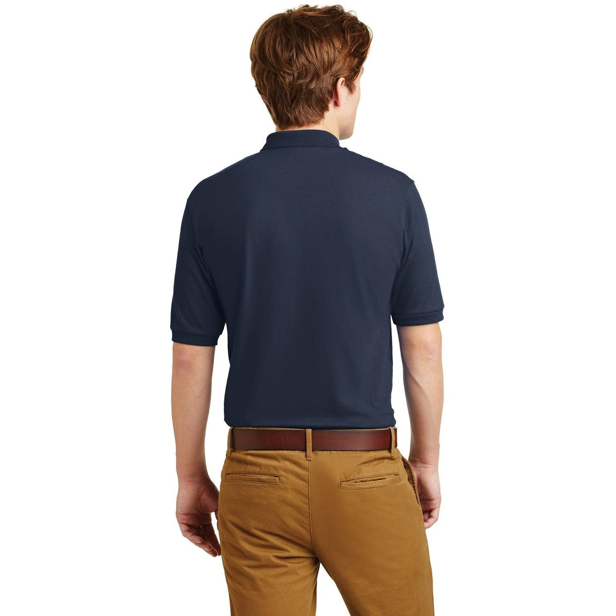 no-logo Jerzees SpotShield Jersey Knit Polo Shirt-Regular-Jerzees-Thread Logic