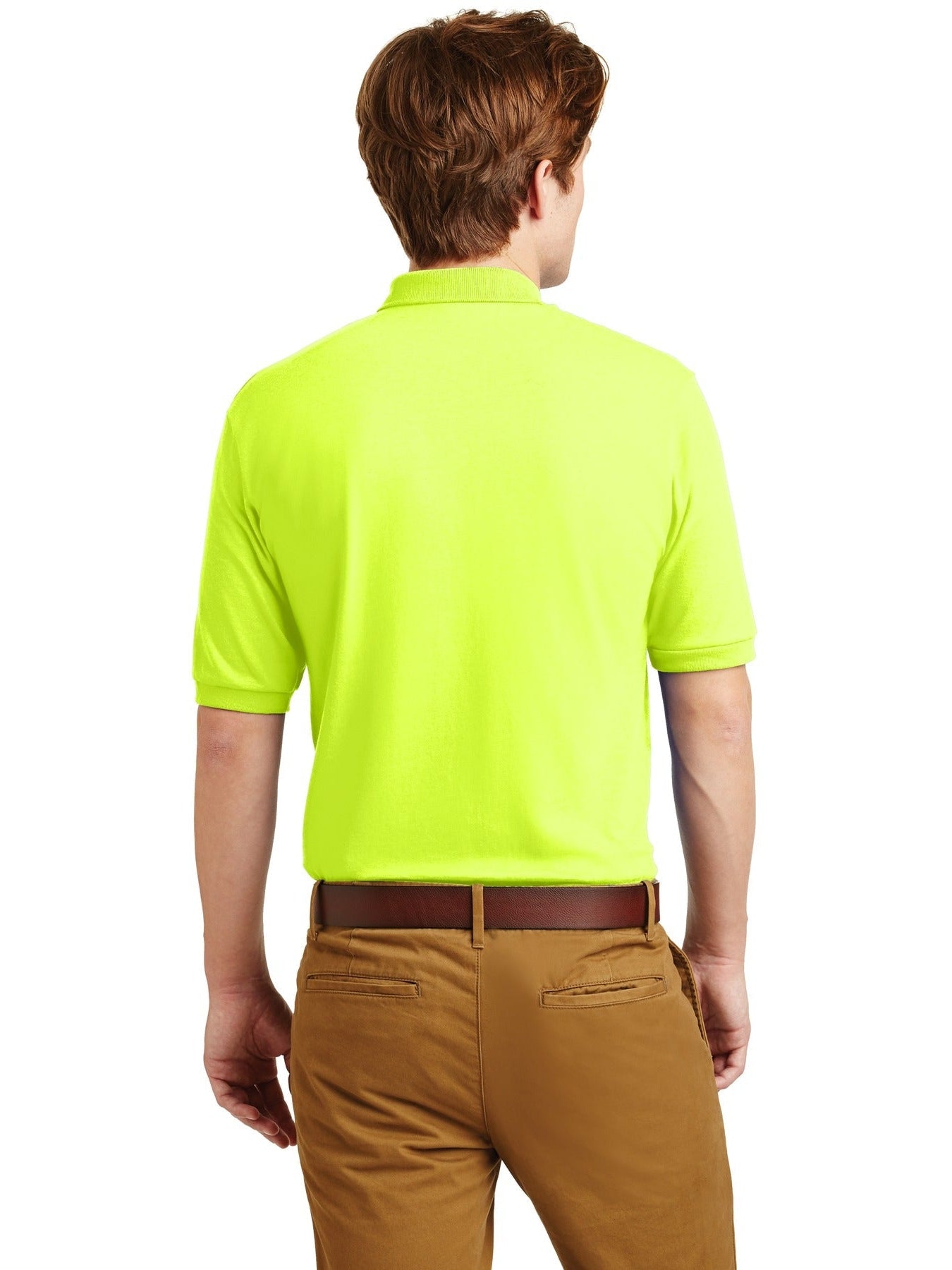 no-logo Jerzees SpotShield Jersey Knit Polo Shirt-Regular-Jerzees-Thread Logic