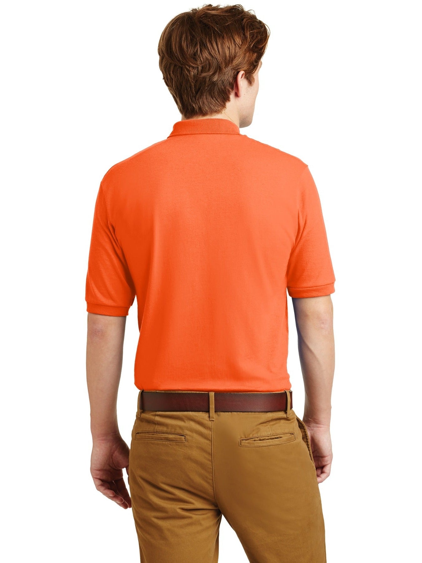 no-logo Jerzees SpotShield Jersey Knit Polo Shirt-Regular-Jerzees-Thread Logic