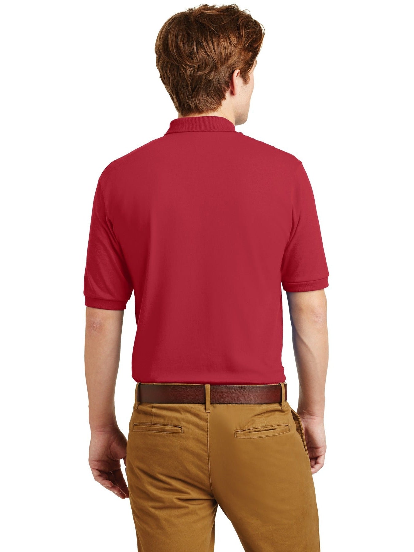 no-logo Jerzees SpotShield Jersey Knit Polo Shirt-Regular-Jerzees-Thread Logic