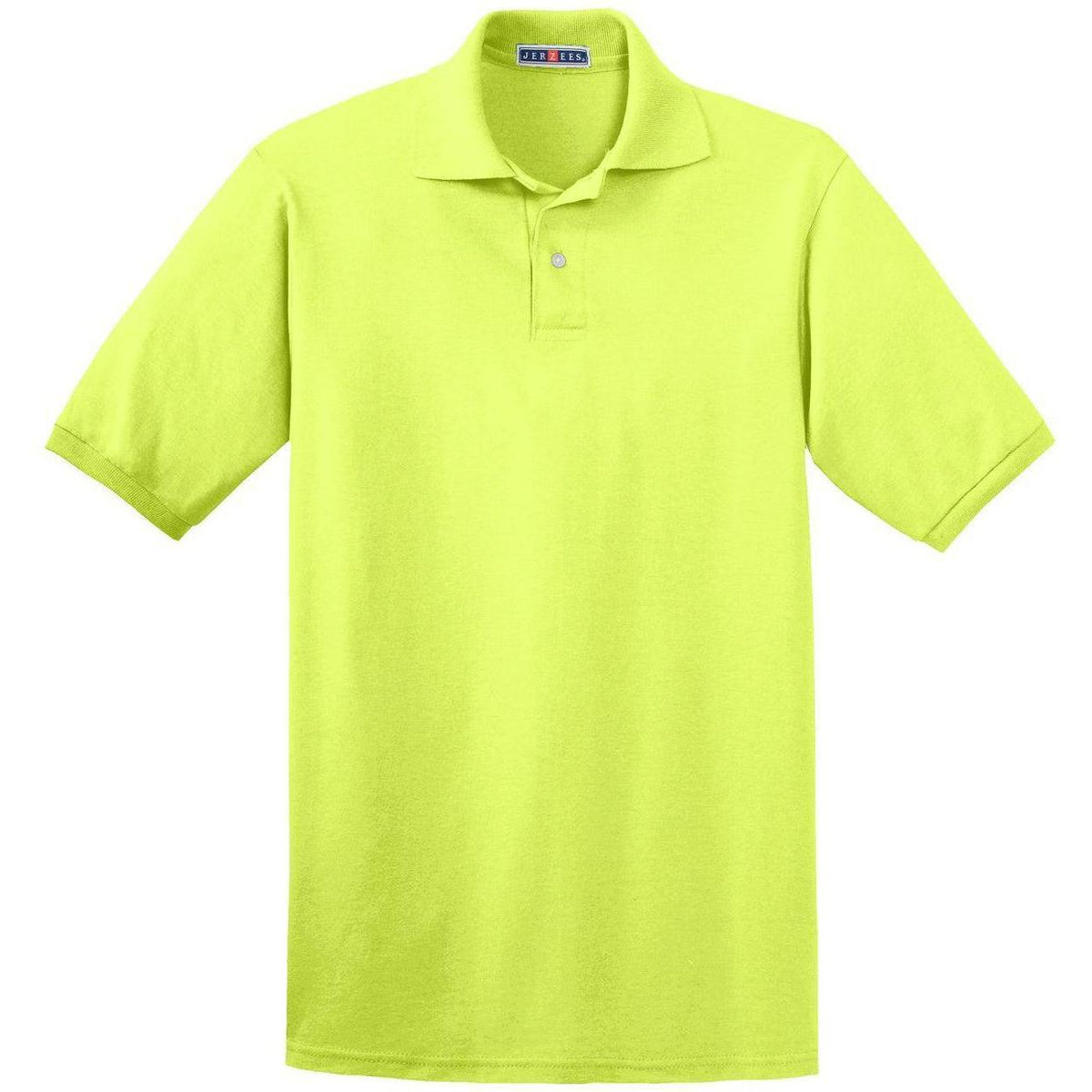no-logo Jerzees SpotShield Jersey Knit Polo Shirt