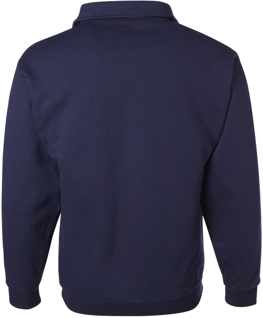 no-logo Jerzees Super Sweats NuBlend® Quarter-Zip Cadet Collar Sweatshirt-Fleece-JERZEES-Thread Logic