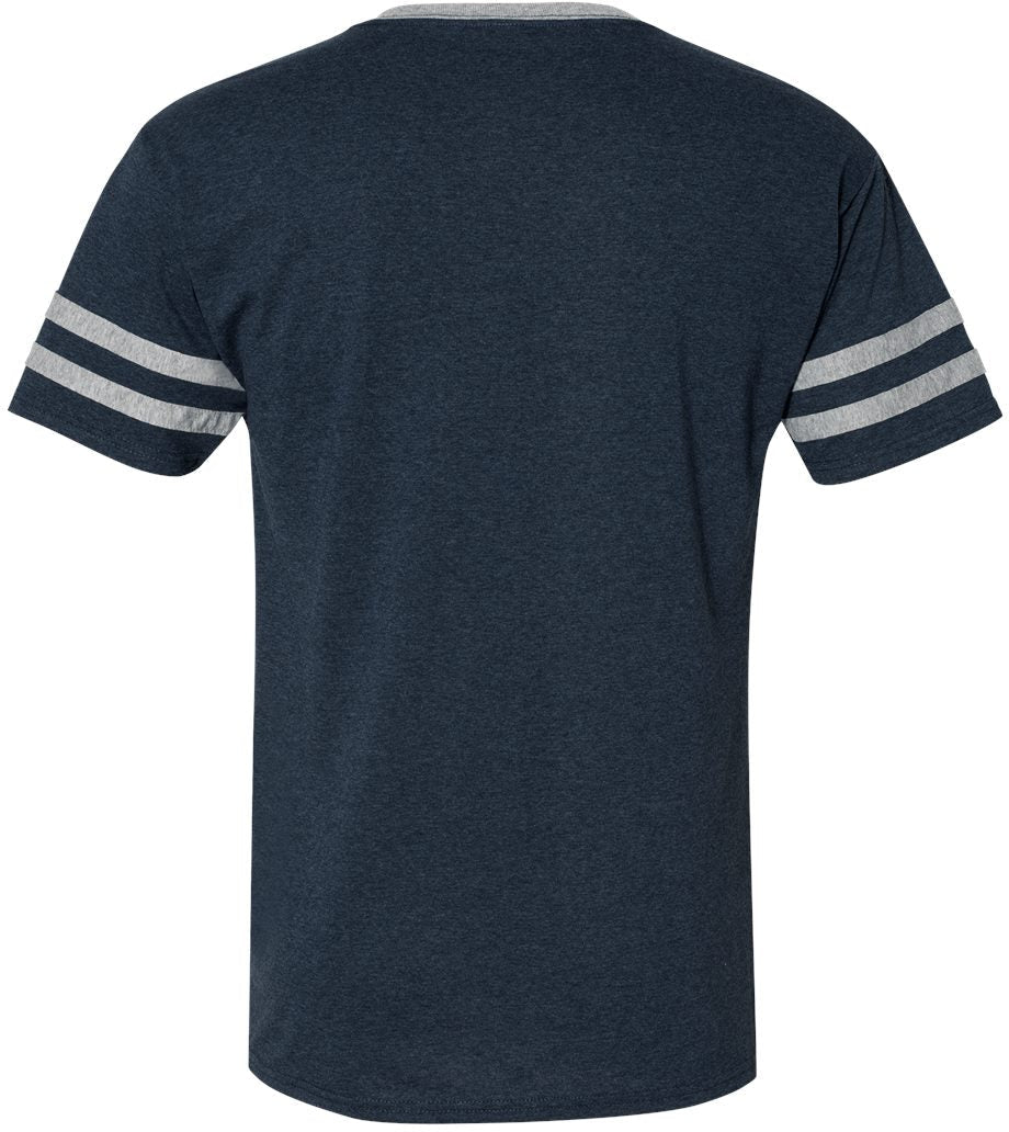 no-logo Jerzees Triblend Varsity Ringer T-Shirt-T-Shirts-JERZEES-Thread Logic