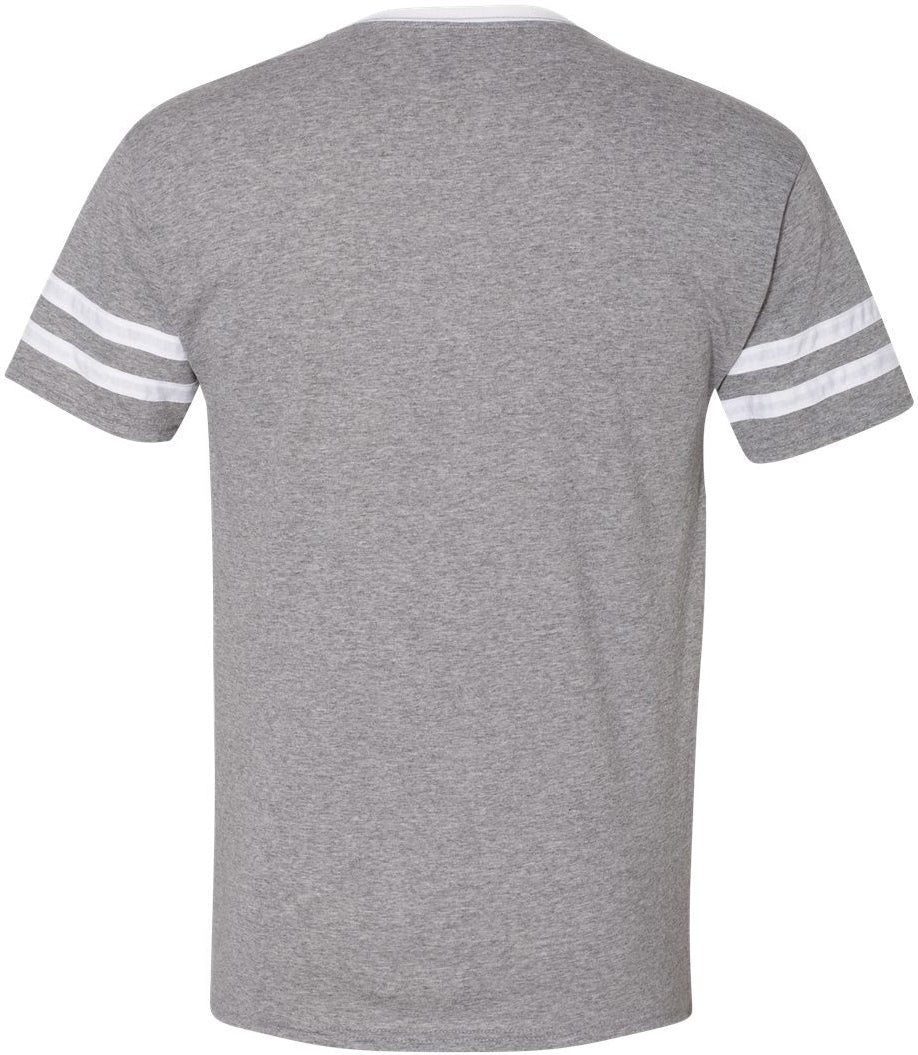 no-logo Jerzees Triblend Varsity Ringer T-Shirt-T-Shirts-JERZEES-Thread Logic