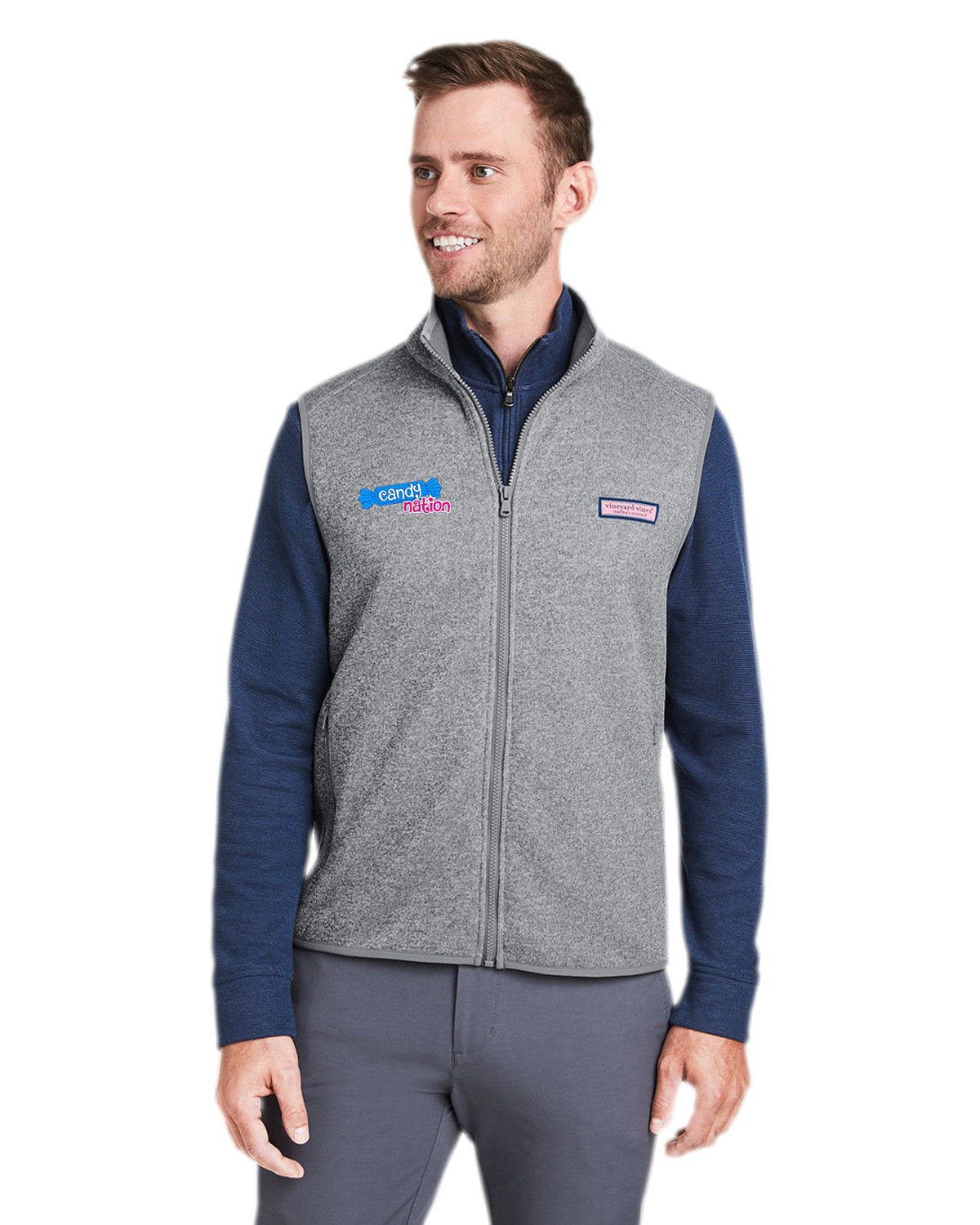 WDS Palm Tree Fleece Jacket WDS-O-PMT-23-Q2-JK-02 Black