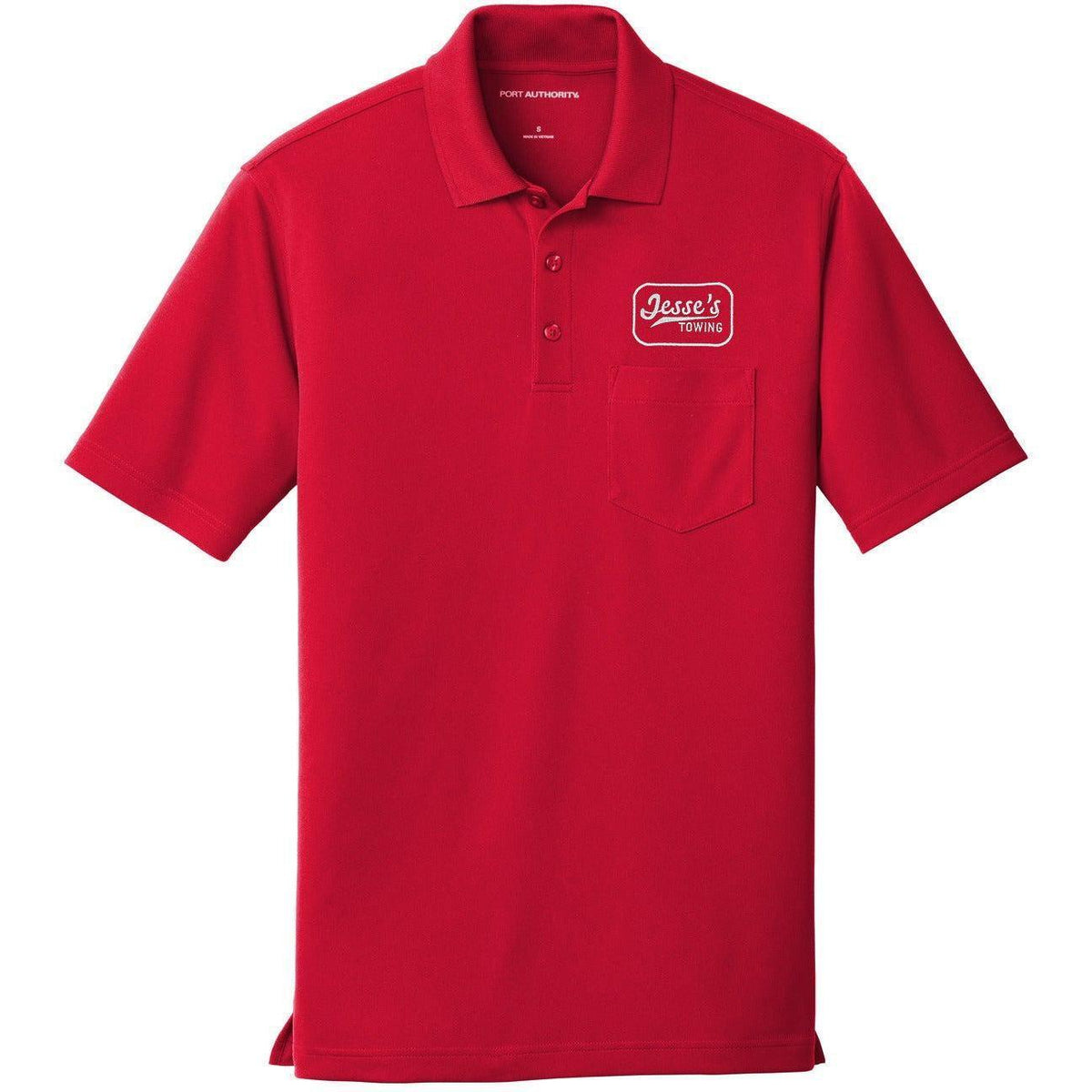 no-logo Port Authority Dry Zone UV Micro-Mesh Pocket Polo-Regular-Port Authority-Thread Logic