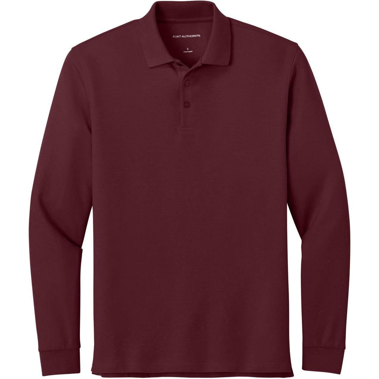 完売品 Wooyoungmi Long Sleeve Patch Polo Port Authority Wearever Signature Pique Long Sleeve Polo With Your
