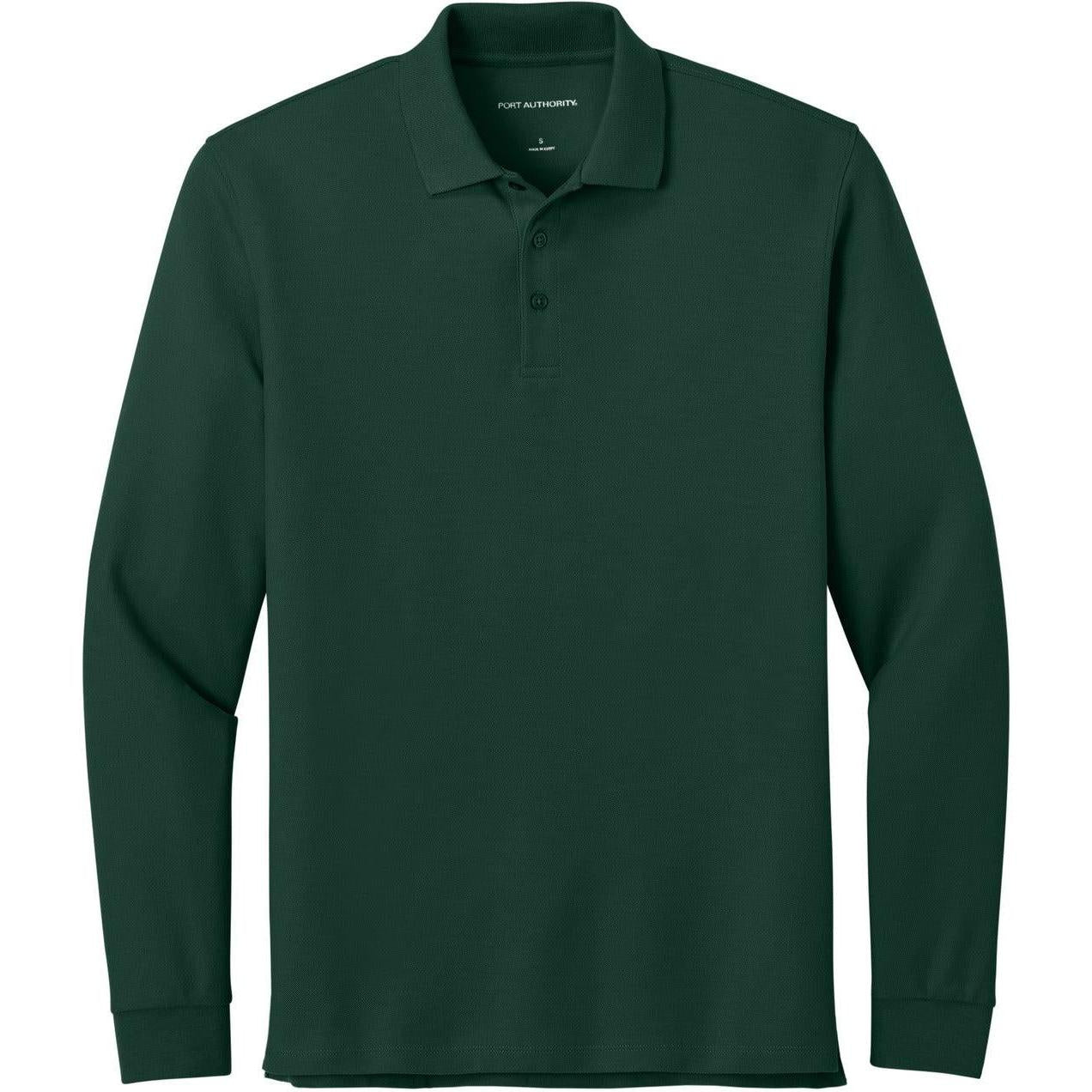 Port Authority Wearever Signature Pique Long Sleeve Polo