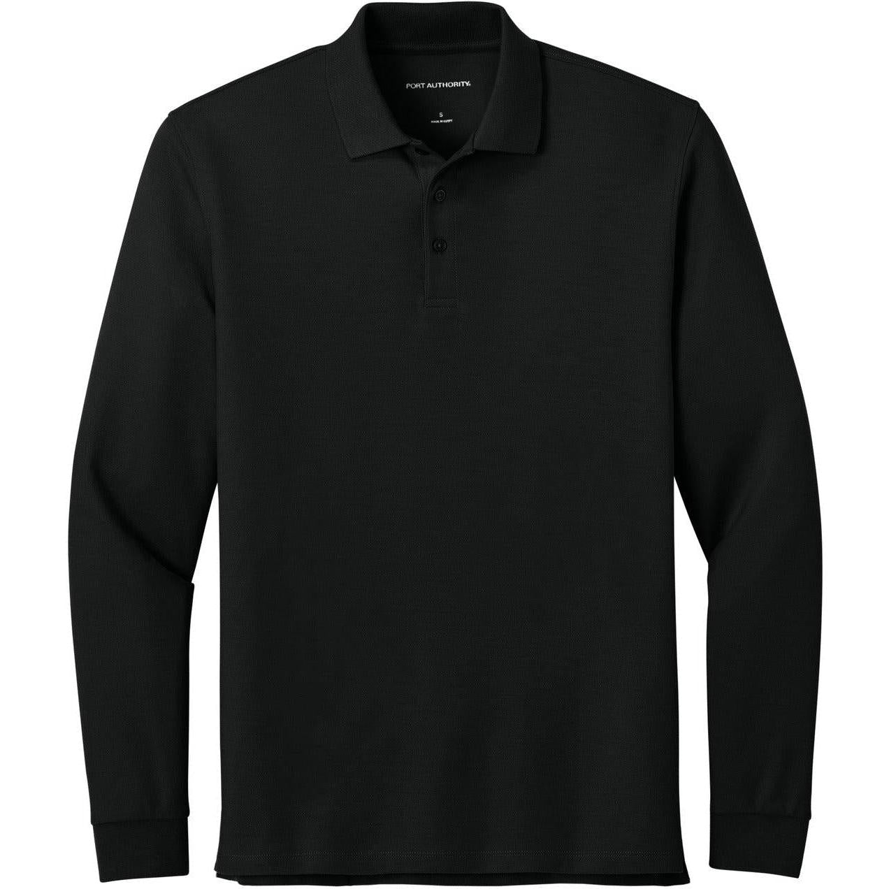 Port Authority Wearever Signature Pique Long Sleeve Polo