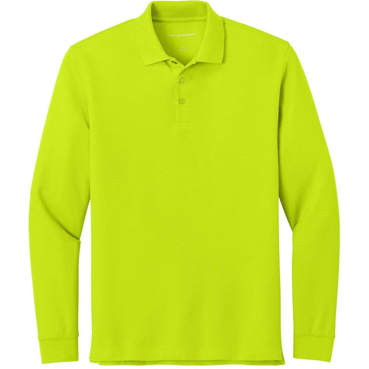 Port Authority Wearever Signature Pique Long Sleeve Polo