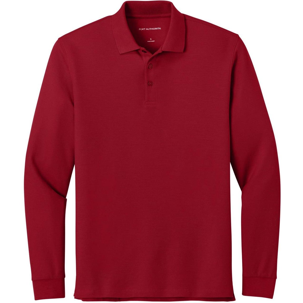 Port Authority Wearever Signature Pique Long Sleeve Polo