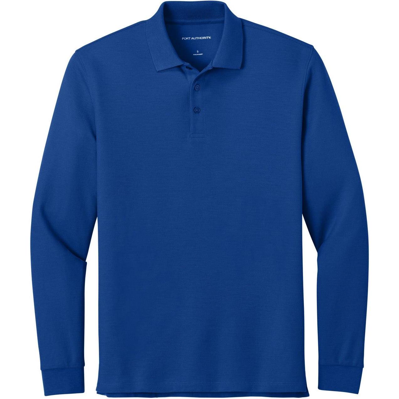 Port Authority Wearever Signature Pique Long Sleeve Polo