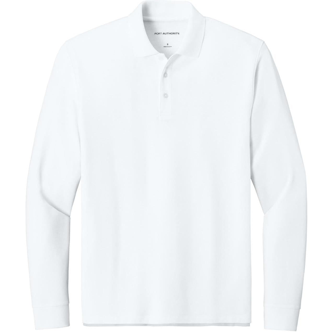 Port Authority Wearever Signature Pique Long Sleeve Polo