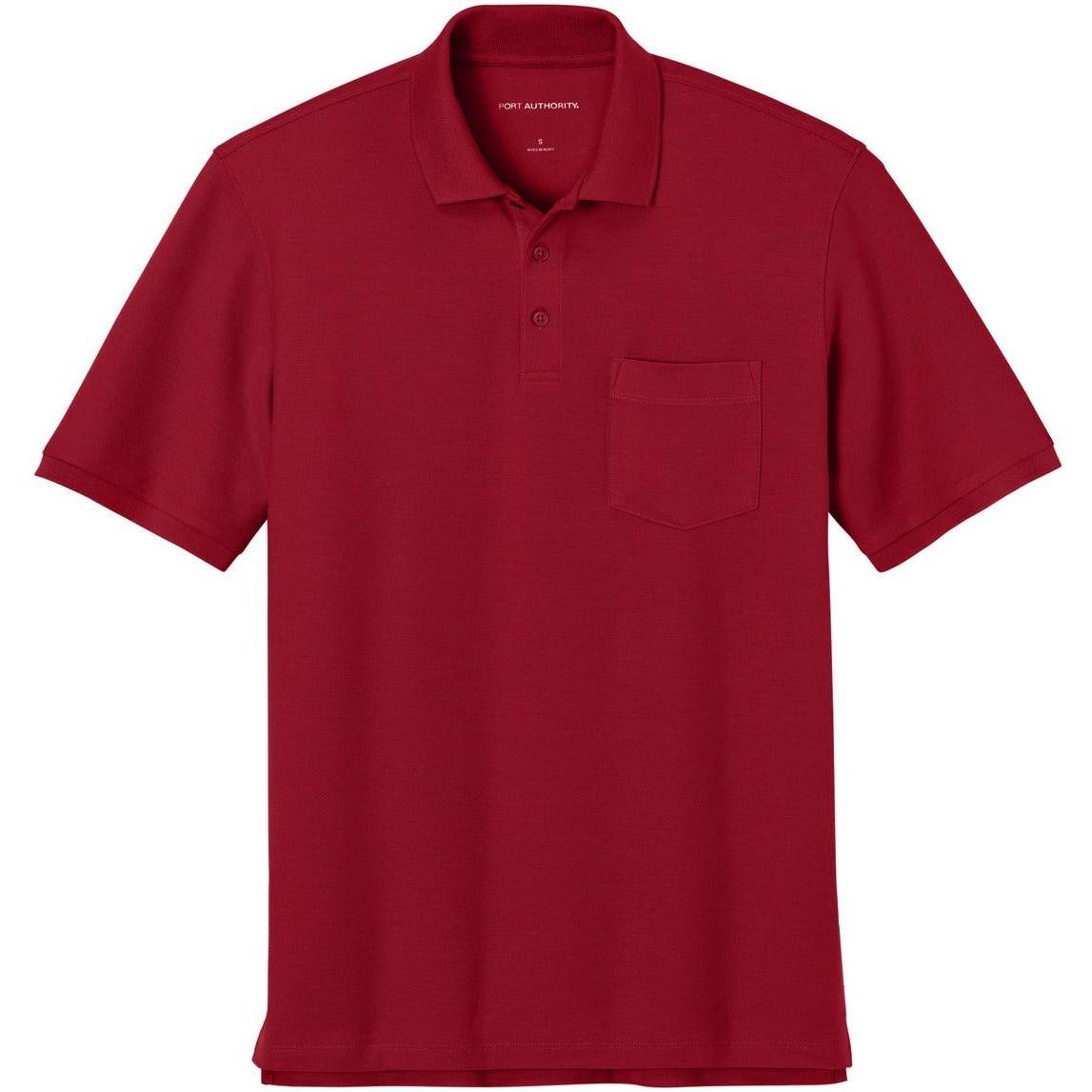 Port Authority Wearever Signature Pique Pocket Polo