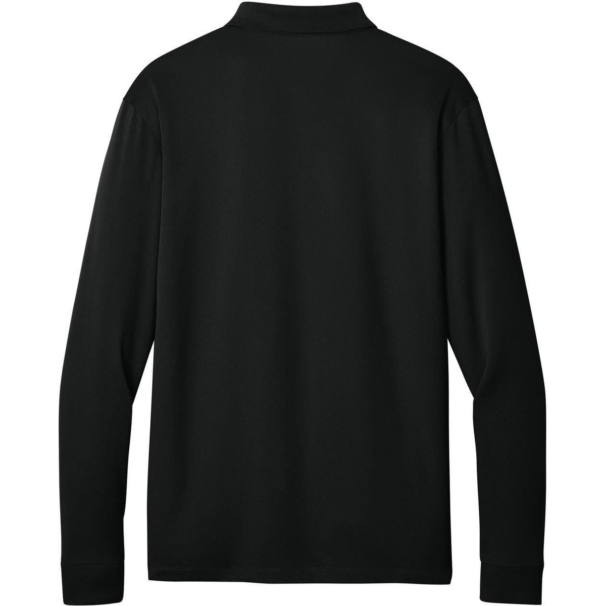 no-logo Port Authority Wearever Performance Pique Long Sleeve Polo