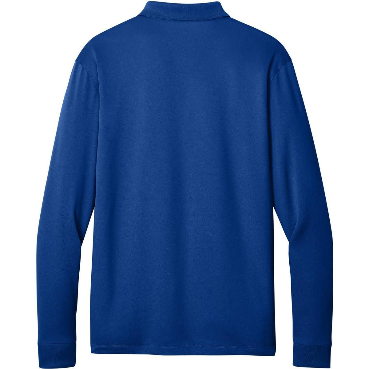 no-logo Port Authority Wearever Performance Pique Long Sleeve Polo