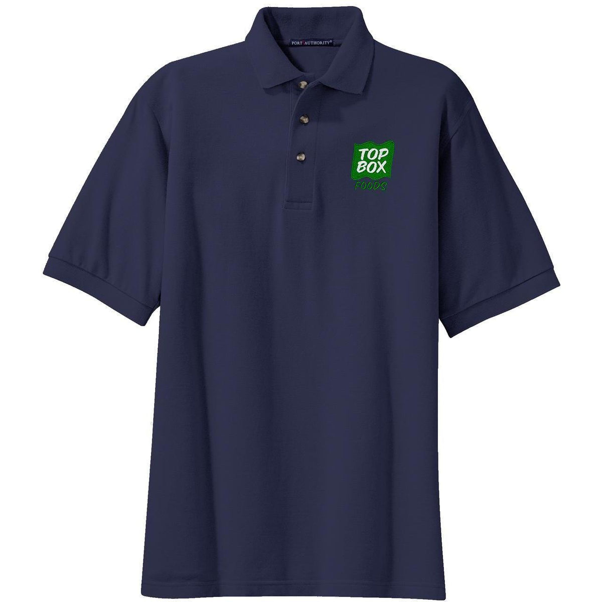no-logo Port Authority Pique Knit Polo Shirt-Regular-Port Authority-Thread Logic