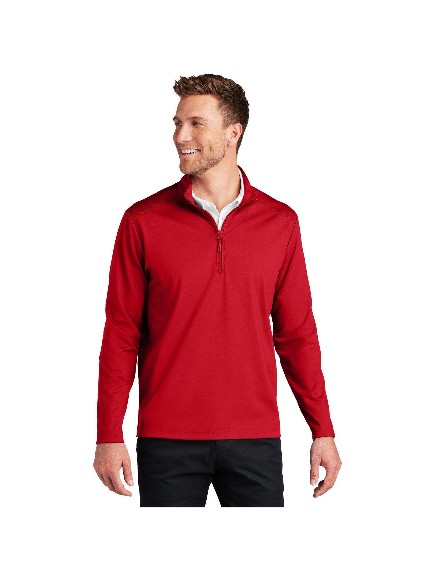 no-logo Port Authority C-FREE Double Knit 1/4-Zip-Port Authority-Thread Logic